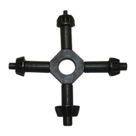 Superior Electric S4-TL Universal 4 in 1 Drill Chuck Key for Drill Chucks (Large) - Pilot Shank 3.9mm,6.0mm,8.0mm,6.9mm