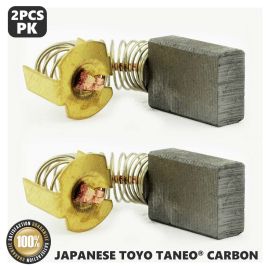 Superior Electric S77 Japanese Aftermarket Carbon Brush Set Replaces Skil 1619X01351 & Bosch 2610320391, 2610912980 (2/pack)