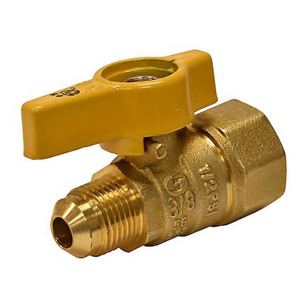 Thrifco Plumbing 4400799 1/2 Inch Flare x 1/2 Inch FIP Gas Ball Valve