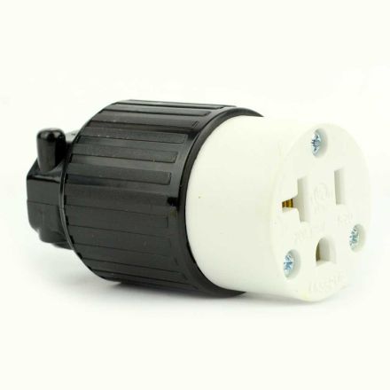 Superior Electric YGA021F Straight Electrical Receptacle 3 Wire, 20 Amps, 125V, NEMA 5-20R  