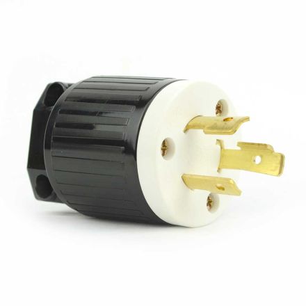 Superior Electric YGA023 Twist Lock Electrical Plug 3 Wire, 20 Amps, 250V, NEMA L6-20P  