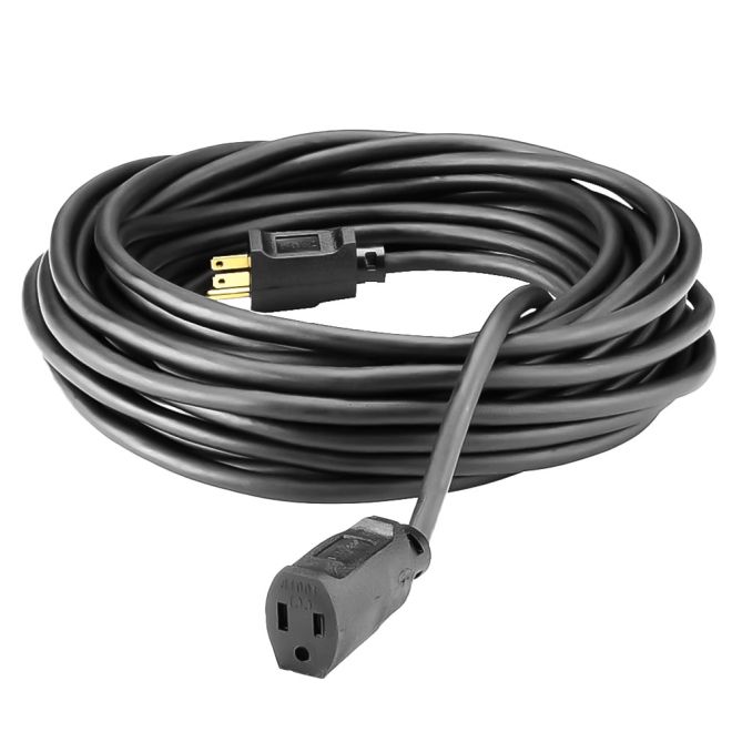 Superior Electric EC123-50E 50 Feet 12 AWG 3-Wire 125 Volt SJTW Indoor / Outdoor  Extension Cord