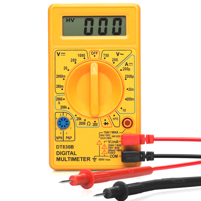 Competitive-Price Digital Volt Ohm Meter Ohm Testing with an Auto